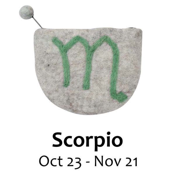 Felt Scorpio Zodiac Clutch - Image 2