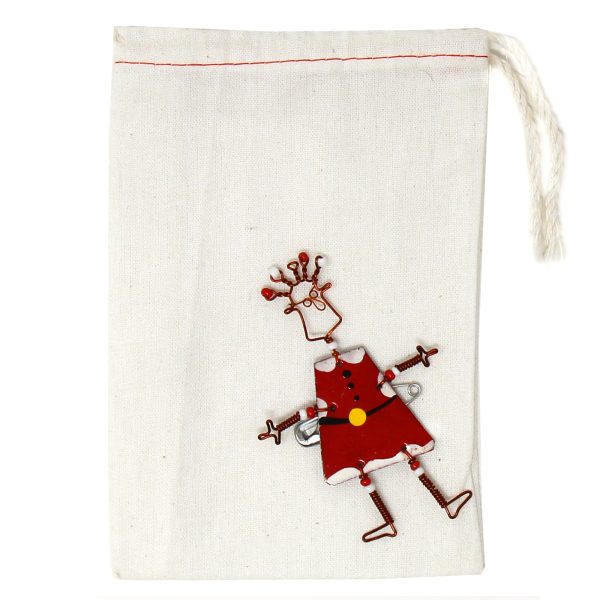 Dancing Girl Santa Pin - Creative Alternatives - Image 3