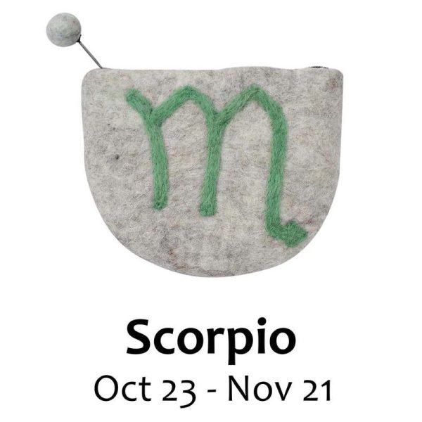 Felt Scorpio Zodiac Clutch - Image 3