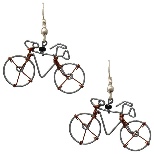 Wire Bicycle Earrings - Creative Alternatives - Image 5